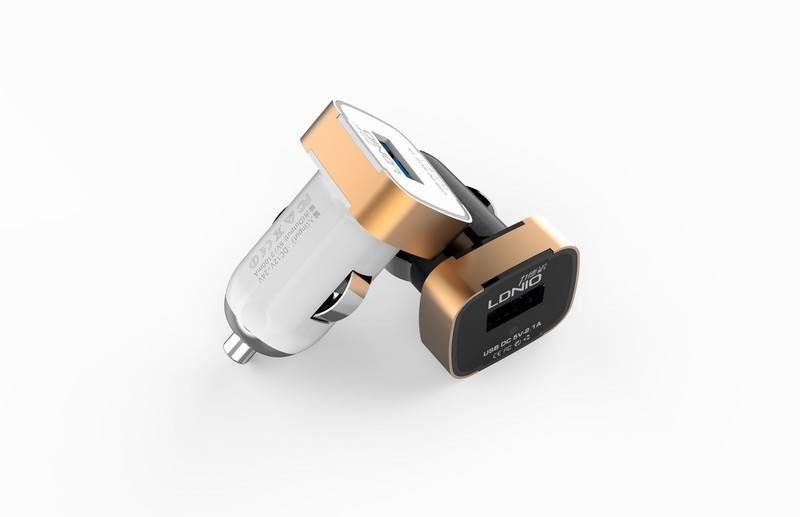 Автомобільна зарядка LDNIO DL-211 на 1 USB (2.1 A) (2 кольори) 51138 фото