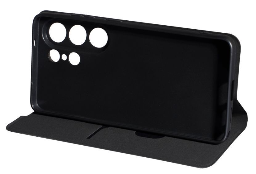 Шкіряний чохол книжка Fibra case на Samsung Galaxy S26 Ultra / бордовий 204389 фото
