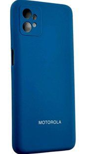 Чехол силиконовый Soft touch для Motorola G32 / синий 094657 фото