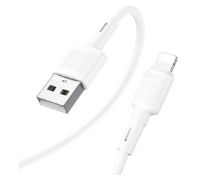 Hoco X83 Star Lightning Cable Supports (2.4A 1m) белый 86950 фото
