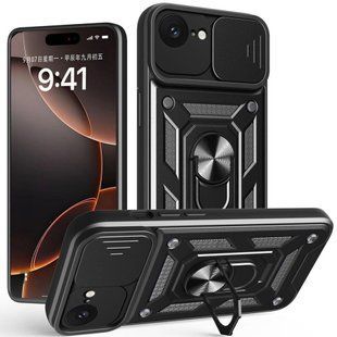 PC + TPU чохол Camshield Armor для iPhone 16e / чорний 099794 фото