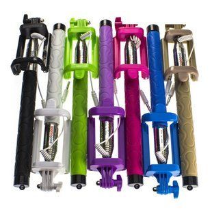 Монопод / селфи-палка MONOPOD S03 для смартфонов малиновый 54728 фото