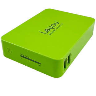 Внешний аккумулятор Power Bank Leyou LY-900 2A 2USB 11200mAh зеленый 085280 фото