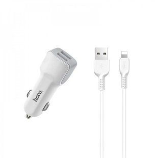 АЗУ Hoco Z23 Grand Style + Cable (Lightning) 2.4A 2USB 16919 фото