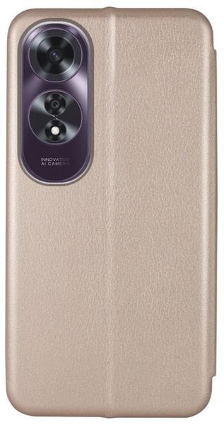 Чохол книжка Elegant book для OPPO A60 / золотистий 202508 фото