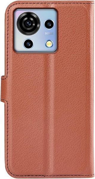 Чохол книжка Lichee для ZTE Blade V50 Vita коричневий 094926 фото