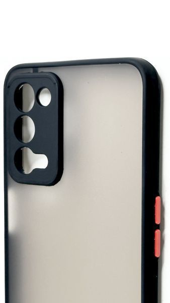 TPU чехол накладка Matte Color Case для OPPO A55 черный 83237 фото