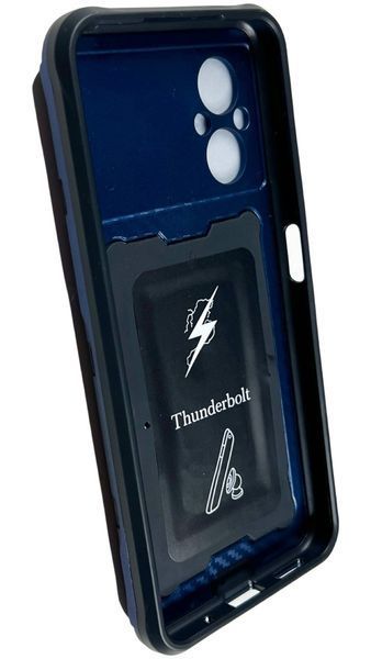 PC + TPU чехол Camshield armor для Poco M5 (на поко м5) синий 087098 фото