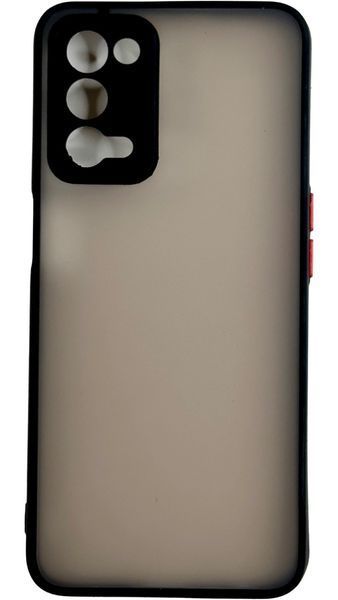 TPU чехол накладка Matte Color Case для OPPO A55 черный 83237 фото