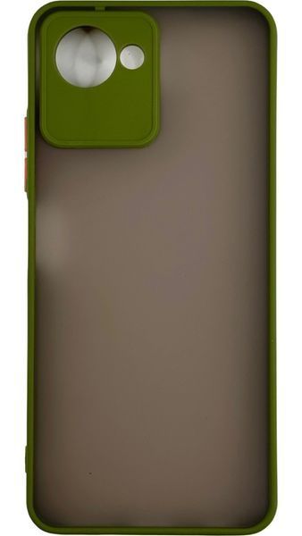 TPU чохол накладка Matte Color Case для Realme C30S світло-зелений 092631 фото