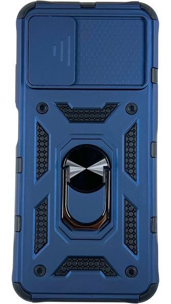 PC + TPU чехол Camshield armor для Poco M5 (на поко м5) синий 087098 фото
