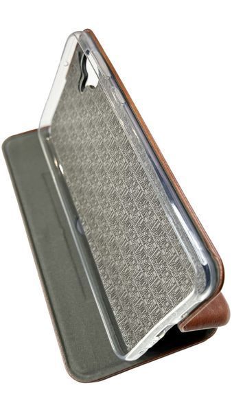 Чохол книжка Perforation book для Samsung Galaxy A04 (на самсунг а04) коричневий 087198 фото
