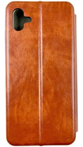 Чохол книжка Perforation book для Samsung Galaxy A04 (на самсунг а04) коричневий 087198 фото