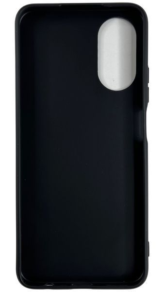 TPU чехол матовый для OPPO A17K (на оппо а17к) черный 87645 фото