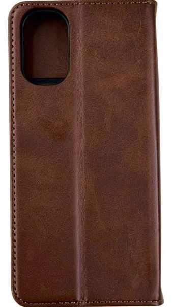 Чохол-книжка Amsterdam для Motorola G22 коричневий 91174 фото
