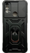 PC + TPU чехол Camshield armor для Motorola E40 (на мото е40) черный 87000 фото 1