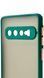 TPU чохол накладка Matte Color Case для Samsung Galaxy S10 темно-зелений 092231 фото 3