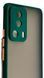 TPU чохол накладка Matte Color Case для Xiaomi 13 Lite темно-зелений 092081 фото 3