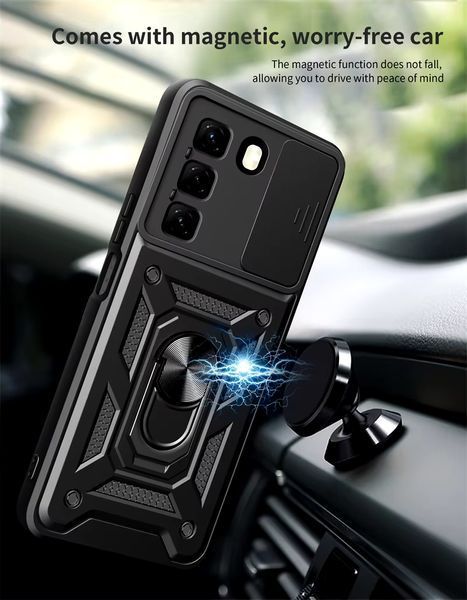 PC + TPU чохол Camshield Armor для Infinix Hot 50 4G / червоний 097628 фото