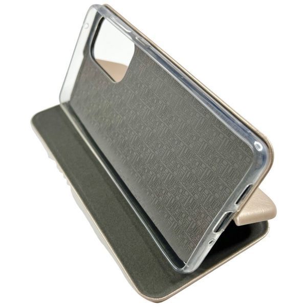 Шкіряний чохол-книжка Elegant book на Samsung Galaxy A73 (5G) / золотистий 092900 фото