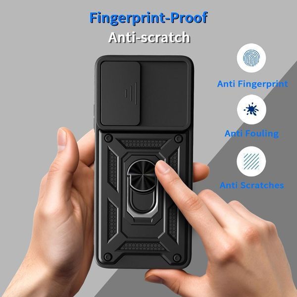 PC + TPU чехол Camshield Armor для Motorola G06 Power / красный 204376 фото