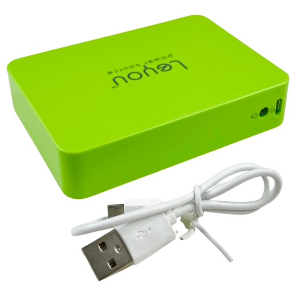 Внешний аккумулятор Power Bank Leyou LY-900 2A 2USB 11200mAh зеленый 085280 фото