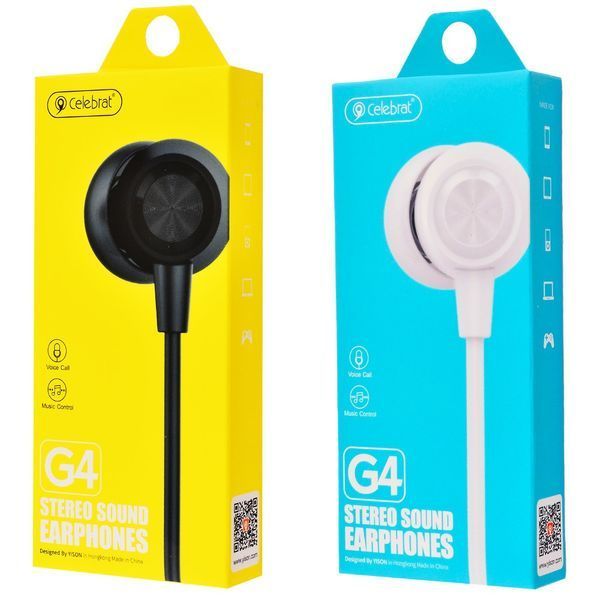Навушники Celebrat G4 Stereo Sound (2 кольори) 16958 фото