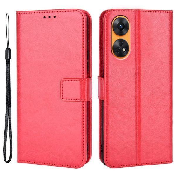 Чехол книжка Book case для OPPO A78 4G (CPH2565) / красный 091274 фото
