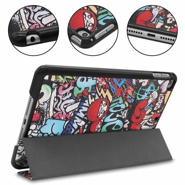 Чохол книжка Crazy Horse на планшет iPad mini 5 (7.9") 2019 / graffiti 098885 фото