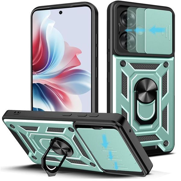 PC + TPU чохол Camshield armor на Oppo Reno 11F / світло-зелений 096794 фото