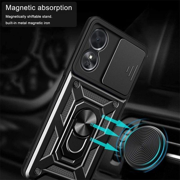 PC + TPU чехол Camshield armor для OPPO A98 (5G) / красный 089371 фото