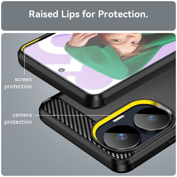 TPU чохол накладка Urban для Realme C55 / чорний 089924 фото