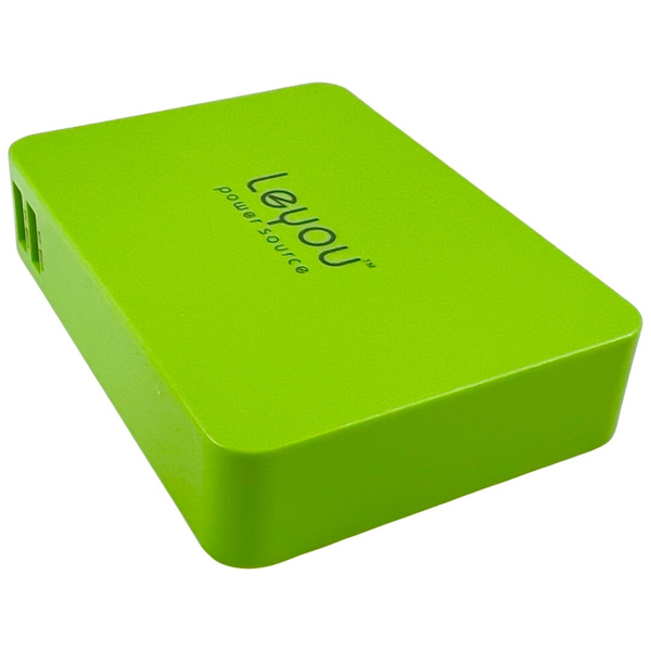 Внешний аккумулятор Power Bank Leyou LY-900 2A 2USB 11200mAh зеленый 085280 фото