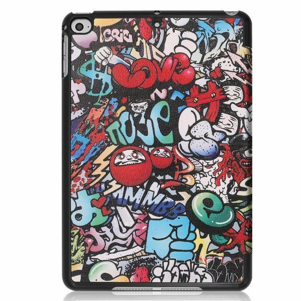 Чохол книжка Crazy Horse на планшет iPad mini 5 (7.9") 2019 / graffiti 098885 фото