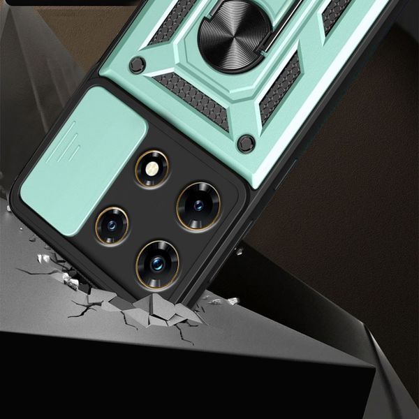 PC + TPU чехол Camshield Armor для Infinix Note 30 / светло-зеленый 092031 фото