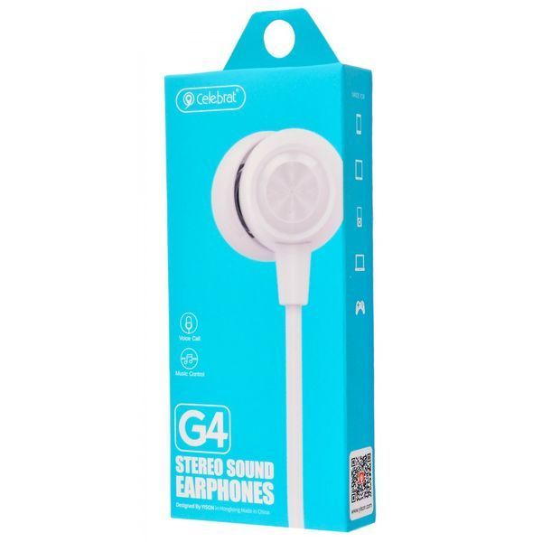 Навушники Celebrat G4 Stereo Sound (2 кольори) 16958 фото