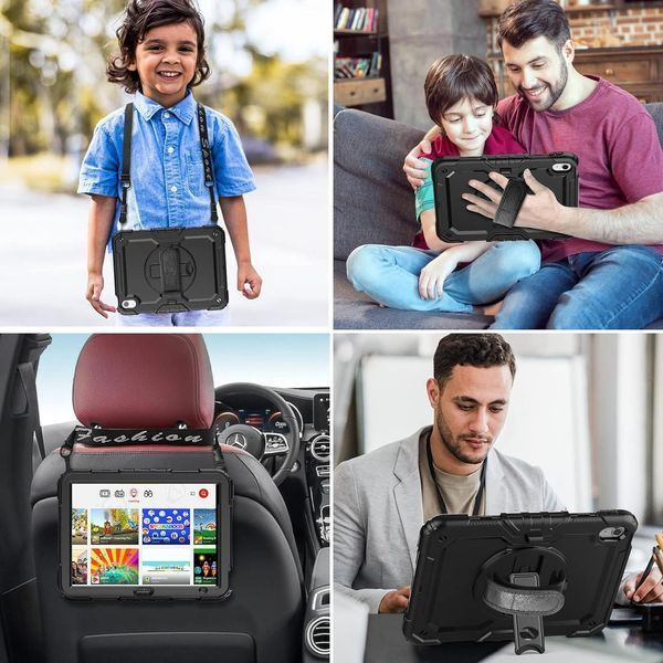 PC + TPU чехол Armor Cover Tablet на планшет Apple iPad 10.9" 2022 (10th Gen) / черный 096960 фото