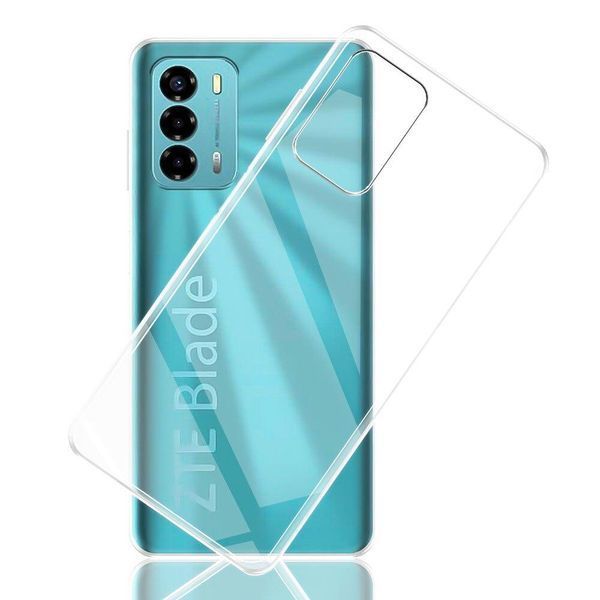 Ультратонкий чехол для ZTE Blade V40 Vita прозрачный (на зте в40 вита) 087750 фото