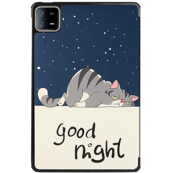 Чохол книжка Crazy Horse на Xiaomi Mi Pad 6 (11") / good night 093889 фото