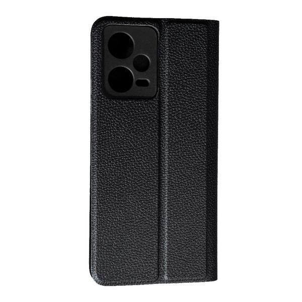 Чохол книжка Fibra case для Xiaomi Redmi Note 12 Pro (5G) / чорний 094446 фото