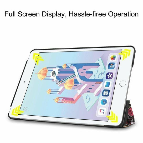Чохол книжка Crazy Horse на планшет iPad mini 5 (7.9") 2019 / graffiti 098885 фото