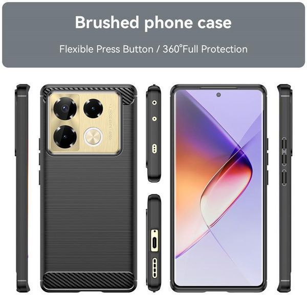 TPU чохол накладка Urban для Infinix Note 40 / червоний 203054 фото