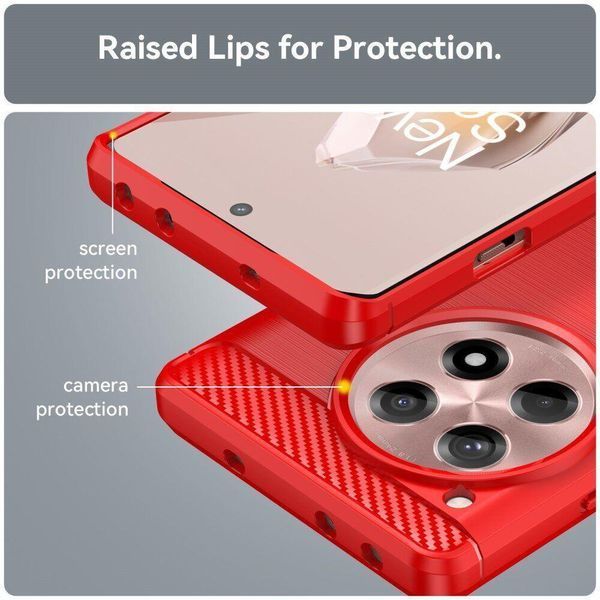 TPU чехол накладка Urban для OnePlus Ace 3 / красный 096411 фото