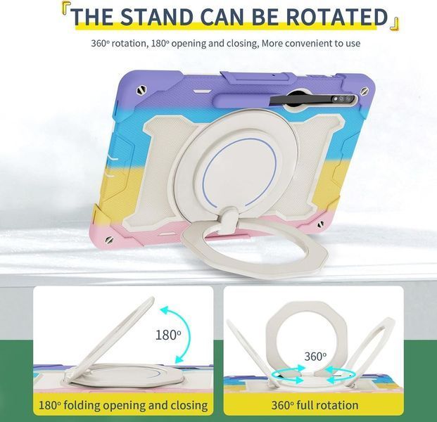 Чохол Rainbow Armor Tablet на планшет Samsung Galaxy Tab S8 Ultra (14.6") / рожевий 097949 фото