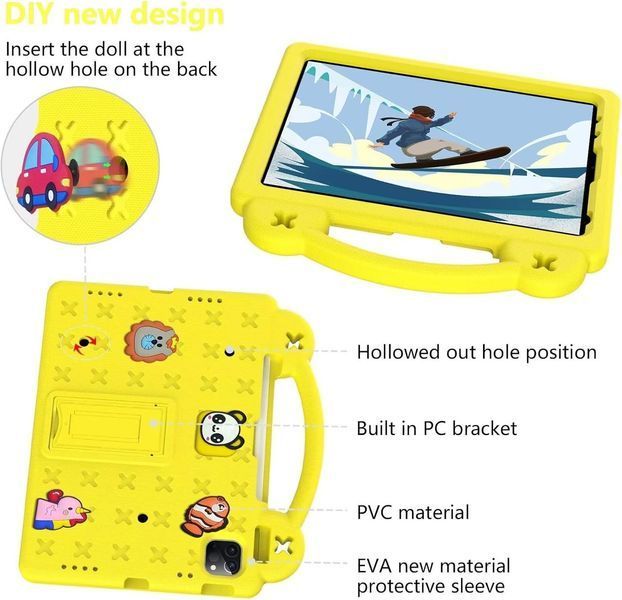 Чехол Junior Case Tablet на планшет Xiaomi Pad 7 (11.2") / желтый 099059 фото