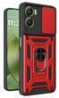 PC + TPU чехол Camshield Armor для Motorola G06 Power / красный 204376 фото