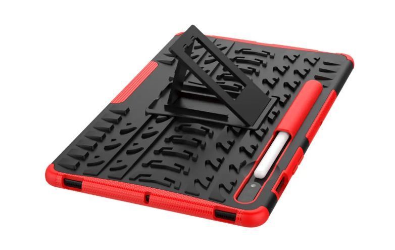PC + TPU чехол Armor на планшет Samsung Galaxy Tab S9 Plus (12.4") / оранжевый 201348 фото