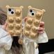 Чохол гумовий Cute Soft Bear на iPhone XR / світло-коричневий 098158 фото 4