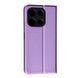 Шкіряний чохол книжка Fibra case на Xiaomi Redmi Note 13 (4G) / фіолетовий 095862 фото 2