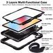 PC + TPU чохол Carbon Armor Cover Tablet на Apple iPad mini 3 (2014) 7.9" / чорний 099976 фото 2
